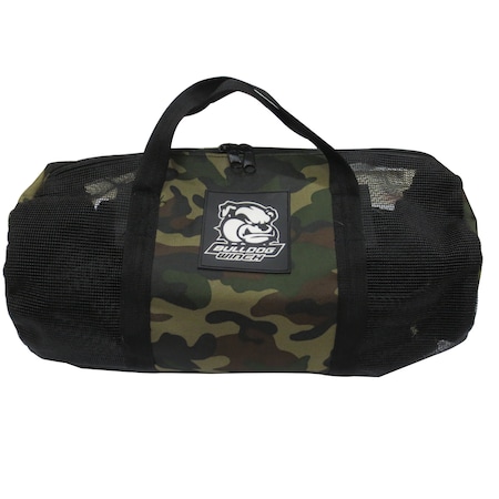 Bulldog Winch Storage Bag, Camo Mesh Duffle, 16L x 8"D 20232